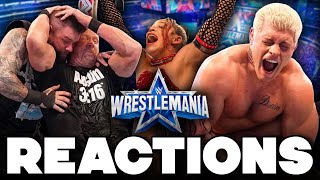 WWE WrestleMania 38 Night 1 Reactions [upl. by Michale20]