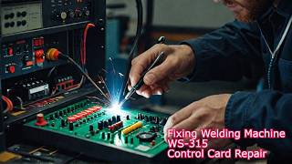 Fixing Welding Machine WS 315 Control Card amp Spare Card Repair [upl. by Daune]