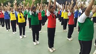 Standing Mass Drill of Class X Health and Physical Education [upl. by Seraphim]