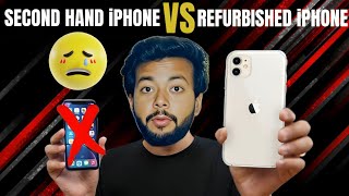 Refurbished iPhone Or Second Hand iPhone  which One is good For you 🤔 [upl. by Enirehs]