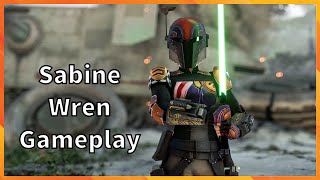 Sabine Wren Gameplay Star Wars Battlefront 2 [upl. by Arraet]