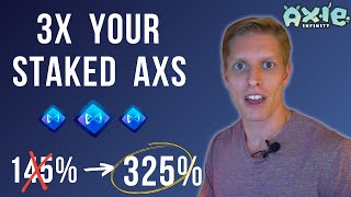 Axie Infinity  Staking AXS and the Power of Compounding Interest [upl. by Anikat523]