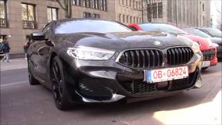 BMW 840d drive around in Dusseldorf BMW840d carspotting [upl. by Aseel489]