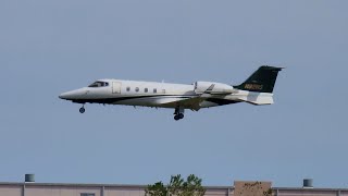 1996 Learjet 60  Landing  New Century AirCenter JCIKIXD  N92NS [upl. by Tichonn]