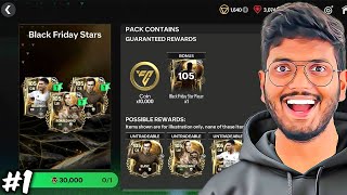 Part 1 Black Friday Offers Pack Opening  FC MOBILE [upl. by Corron42]