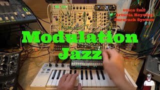 Modulation Jazz  ModularSynth  volcaFM2  Intellijel Steppy  Swing  Arturia Keystep モジュラーシンセ [upl. by Deming]