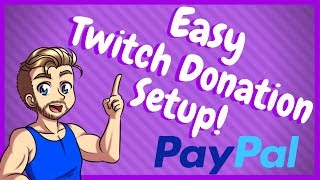 How To Accept Paypal Donations On Twitch [upl. by Airbas]