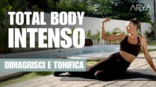 ALLENAMENTO A CASA per dimagrire e rassodare workout TOTAL BODY intenso [upl. by Gnilrac1]