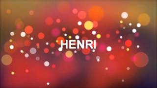 JOYEUX ANNIVERSAIRE HENRI [upl. by Kreegar]