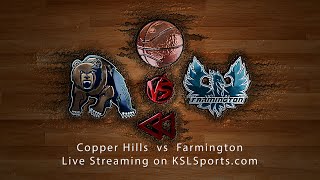 Rewind  Copper Hills  Farmington Boys Basketball 123021 [upl. by Atnahsa]