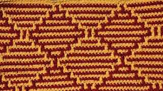 Crochet Mosaic Pattern Part 2 of 6 Mosaic Crochet tutorial [upl. by Niloc]