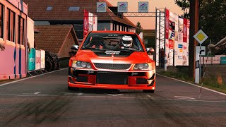 700hp Mitsubishi Evo IX Hillclimb  Borgloh Hillclimb  Assetto Corsa [upl. by Ardys300]