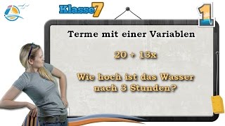 Terme mit einer Variablen  Gleichungen  Klasse 7 ★ Übung 1 [upl. by Vern]