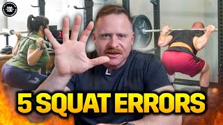 5 Common Squat Mistakes and How to Fix Them [upl. by Nnaeirrac]