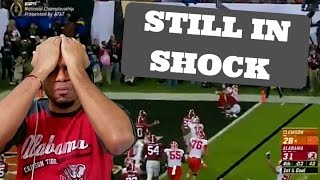 Alabama VS Clemson 2017 CFP National Championship I can NOT believe this [upl. by Chas]