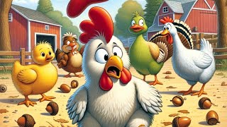 Chicken Licken🐣🐤।। wait for the moral।।story subscribe likeviral [upl. by Adnwahs]