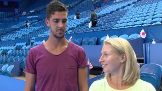 Team Australia How well do you know each other  Mastercard Hopman Cup 2018 [upl. by Haneen629]