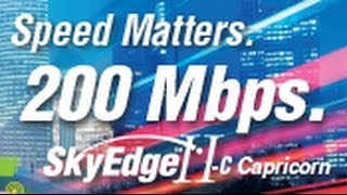 3G LTE Backhaul with SkyEdgeIIc Capricorn June 2014 [upl. by Surdna]