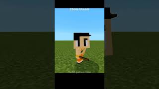 poipoipoi❌ Chota bheem✔️ new trande shorts minecraft viral tranding [upl. by Noslrac]