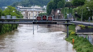 Hochwasserlage im Saarland angespannt – Gefahr für Leib und Leben [upl. by Claud873]