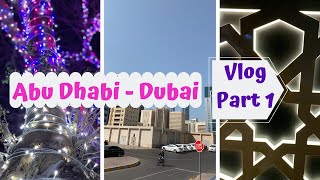 Abu Dhabi Dubai  places and Food  Travel Vlog  V25 [upl. by Adnert]