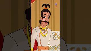 Akbar Badshah Ne Birbal Par Hath Kyu Uthaya  Akbar Birbal Stories  Rajshri Kids  shorts story [upl. by Htebzile]