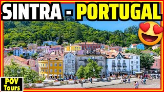 SINTRA Portugal 😍A RealLife Fairytale Town Near Lisbon Walking Tour 4K [upl. by Oxford]