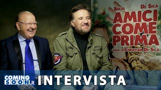 Amici come prima Christian De Sica e Massimo Boldi  Intervista Esclusiva [upl. by Clintock]