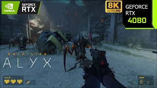 HalfLife Alyx NoVR Mod  RTX 4080 8K Ultra Settings  i7 10700F  PC Performance [upl. by Citron505]