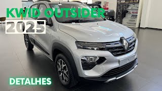 KWID OUTSIDER 2025 EM DETALHES [upl. by Asirral150]