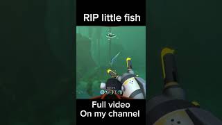 RIP little Fish subnautica subnauticabelowzero subnauticaletsplay shorts [upl. by Rillings]