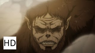 Zeke comes to rescue his Brother  Eren VS Armored Jaw amp Cart Titan English Dub HD [upl. by Deana]