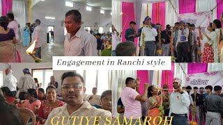 Gutiye samaroh  engagement in Ranchi style  baratang island  Andaman island [upl. by Alimac834]