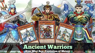 New Ancient Warriors Deck only 1 Mini Box Explosion of Meteor YuGiOh Duel Links [upl. by Lindemann]