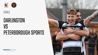 Goals Darlington v Peterborough Sports [upl. by Enneicul147]