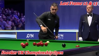 Snooker UK Championship Open Ronnie O’Sullivan VS Robert Milkins  Last Frame 12 amp 13 [upl. by Christiansen]