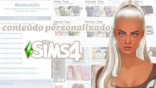 ✨️COMO COLOCAR CONTEÚDO PERSONALIZADO NO THE SIMS 4✨️ [upl. by Bein]