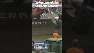 Kyle Larson Flips During The 2024 Chili Bowl [upl. by Alyssa418]