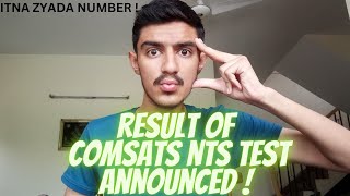 RESULT OF COMSATS TEST RELEASED  Life At Comsats University Islamabad [upl. by Modeste]