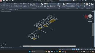 AUTOCAD  FLATTEN KOMUTU farklı eksenlerdeki çizimler z eksenini sıfırlama [upl. by Lettig]