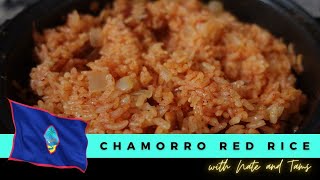 Chamorro Red Rice  Cooking with Nate and Tams [upl. by Earahc544]