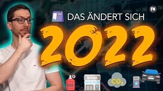 DAS ändert sich 2022  Finanzen Steuern und Rente 📈⏰💰 [upl. by Olin]