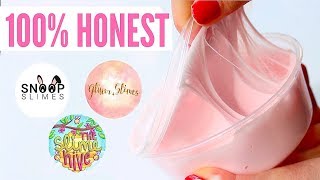 100 HONEST Famous Instagram Slime Shop Review Famous US Slime Package Unboxing [upl. by Yenruogis862]