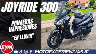 SYM JOYRIDE 300  Scooter de 300cc Prueba de Manejo y Primeras Impresiones [upl. by Pierpont]