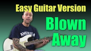 Guitar Cover  Learn to Play quotBlown Awayquot by Carrie Underwood Easy Guitar Lesson [upl. by Ahsircal]