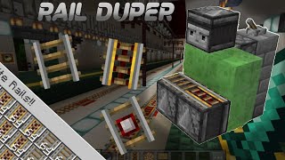 Easy Rail Duper Tutorial for Minecraft 121  Duplicate Your Rails Effortlessly [upl. by Kramer]