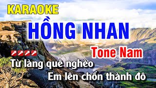 Hồng Nhan Karaoke Tone Nam Nhạc Sống  Nguyễn Duy [upl. by Isaacson]