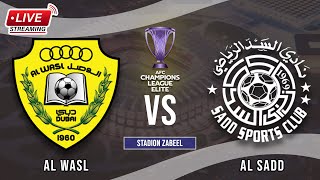 🔴AlWasl vs AlSadd  Champions League Elite AFC  LIVE STREAMING 2024 [upl. by Spalding57]