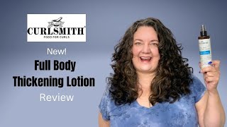 Curlsmith Thickening Lotion Demo  Review  Day 2 Results [upl. by Sacul]