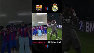 Visca Barca ❤️vs Hala Madrid🤍 football viscabarsa halamadrid realmadridvsbarcelona trending [upl. by Anna384]